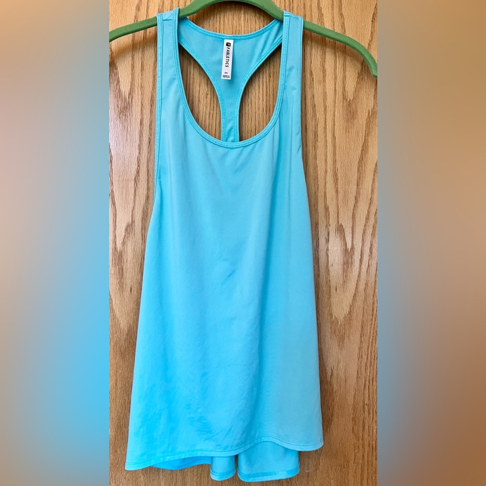 Fabletics tank top, Medium light blue